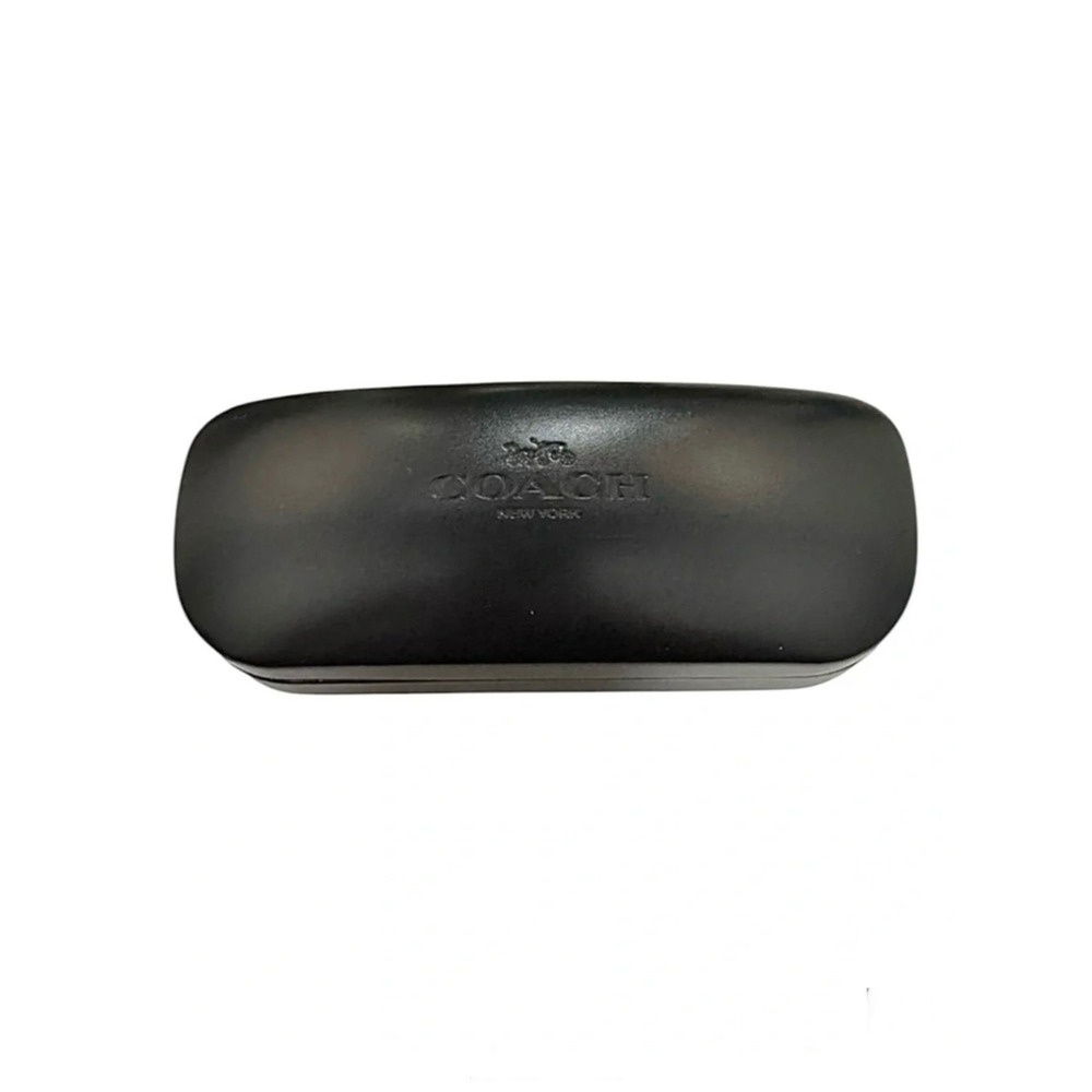 Coach Black Hard Clamshell Eyeglass Sunglasses Case with Logo